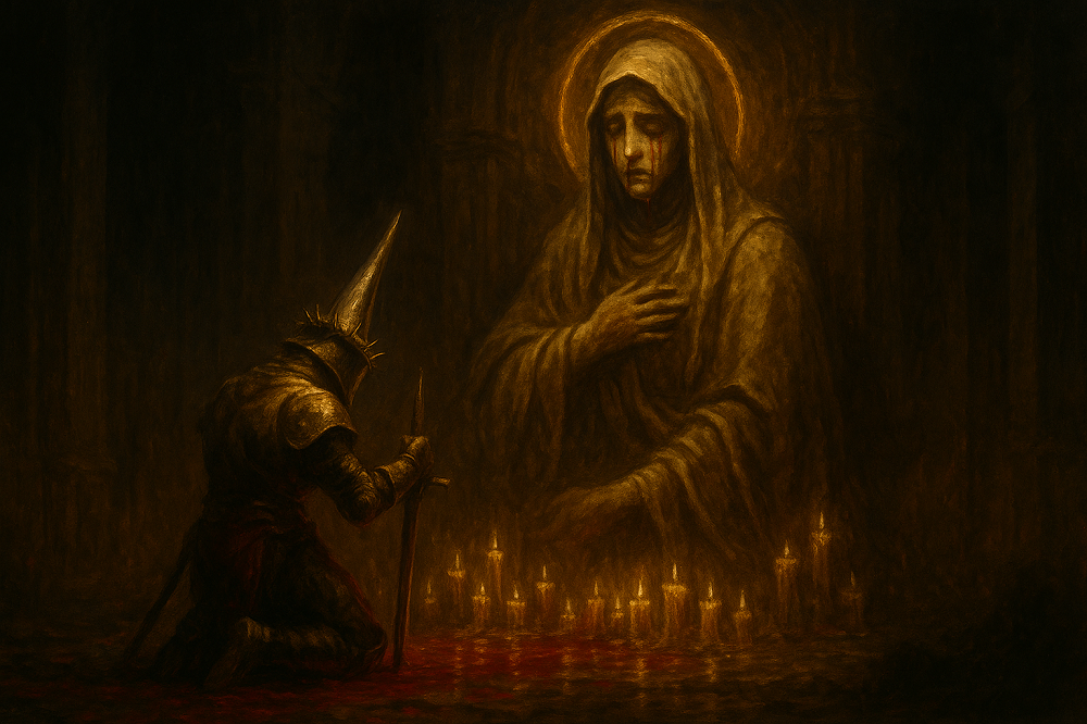 Najlepsze gry fantasy na Nintendo Switch – 10 światów, które pochłoną Cię bez reszty 9 Pokutnik w Custodii – religijna symbolika i ruiny.