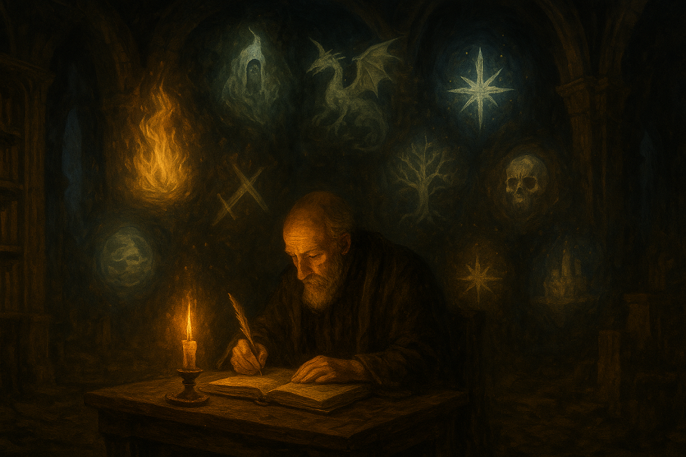 Najlepsze gry fantasy na Nintendo Switch – 10 światów, które pochłoną Cię bez reszty 12 Ognisko w ruinach świata fantasy – symbol końca i pamięci po odwiedzonych krainach.