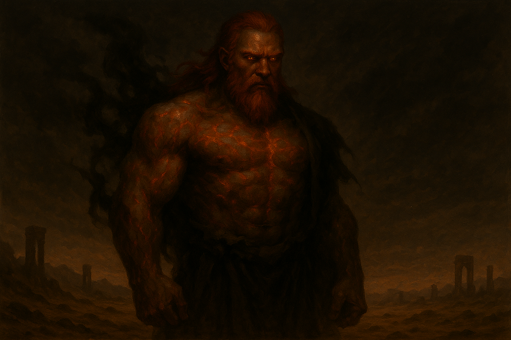 Rozdział VIII: Kraina Popiołów (Opowieść o Ganondorfie) 7 Ganondorf wstaje przemieniony na martwej pustyni Gerudo, z czerwonymi oczami i aurą demonicznej mocy, pochłaniając resztki cienia Malagarosa.